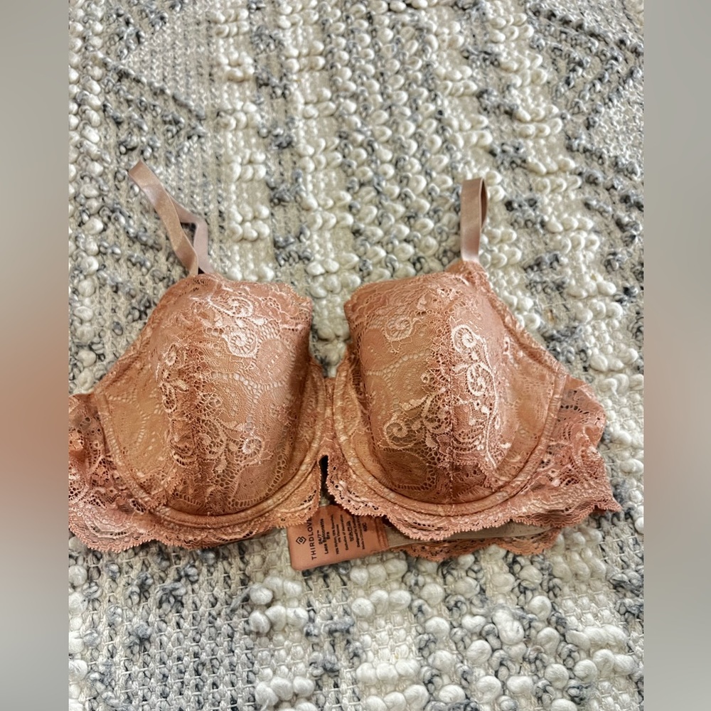 ThirdLove 24/7 lace balconette bra 40C like new